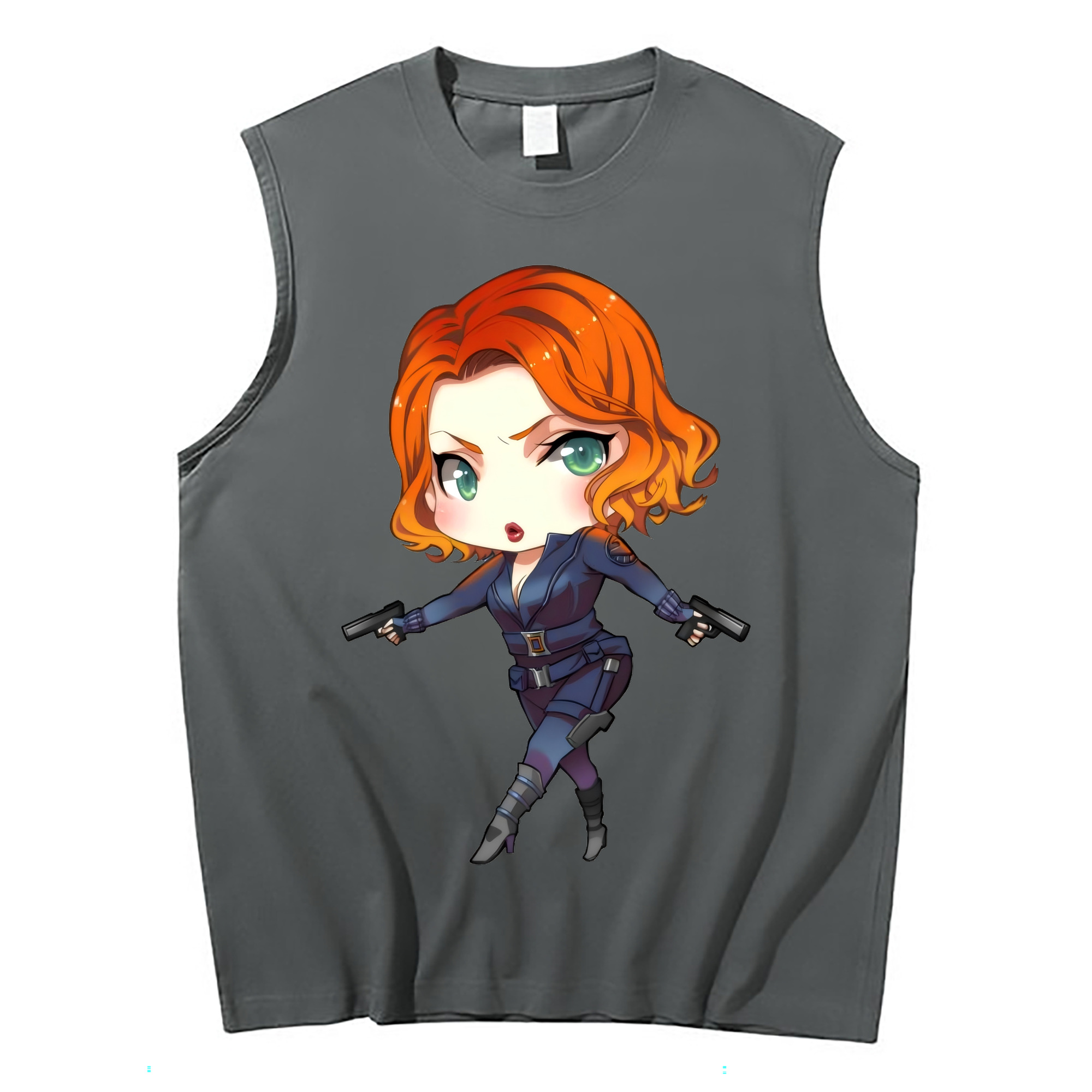 （画像用） アベンジャーズ The Avengers コットン100％タンクトップ（フロントプリント）
